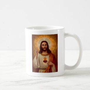 Mug Coeur sacré de Jésus avec la prière