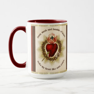 Mug Coeur sacré de Jésus Dévotion catholique