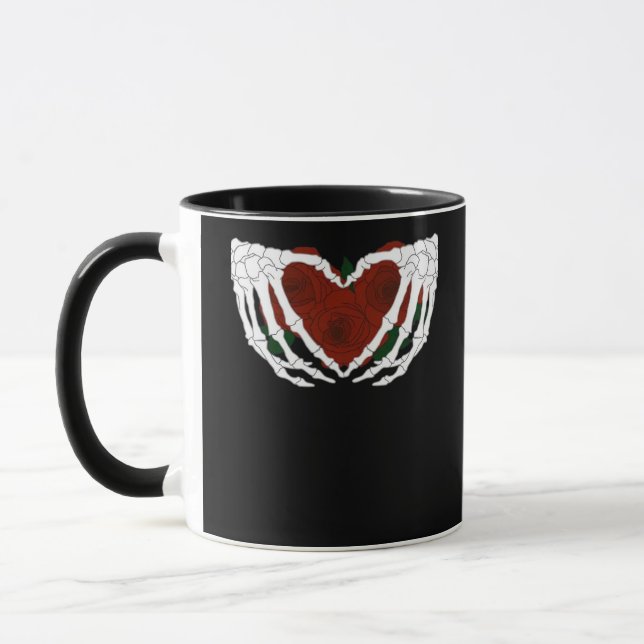 Mug Coeur squelettique (Gauche)