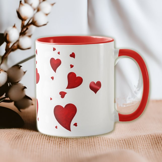 Mug Cœurs aimants 2 (Créateur téléchargé)