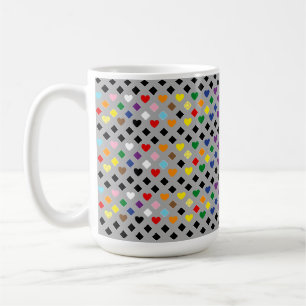 Mug Cœurs Arc-en-Ciel
