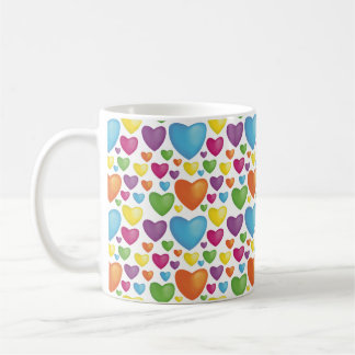 Mug Coeurs colorés