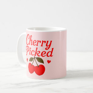 Mug Cœurs Cueilli de Cerises Romantique Cottagecore Ro