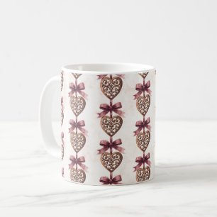 Mug Cœurs de bronze Rouges arcs