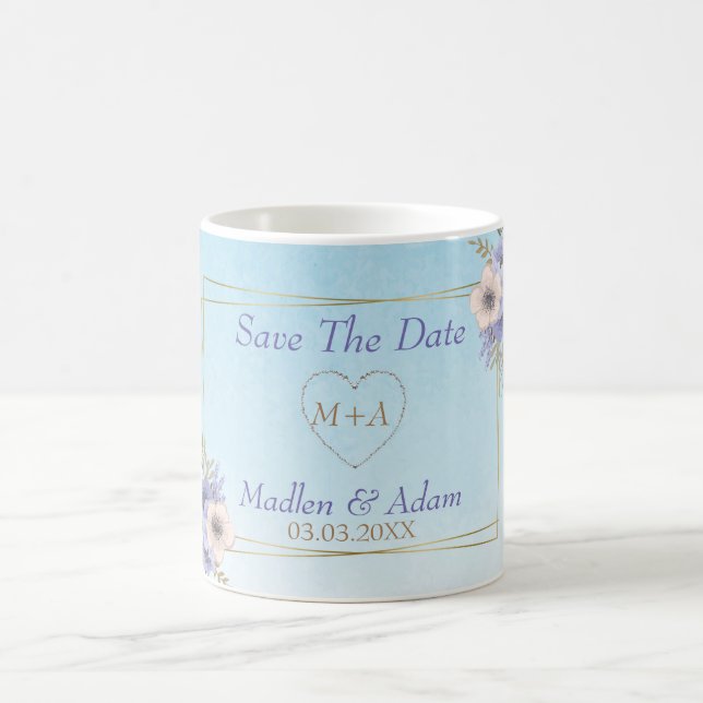 Mug Coeurs De Diamants Et Cadre Or (Centre)