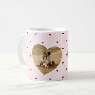 Mug Cœurs de la Saint-Valentin Rouge Rose Photo