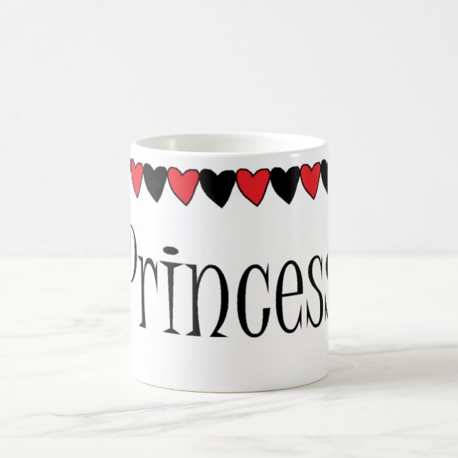 Mug Coeurs de PRINCESSE (Centre)