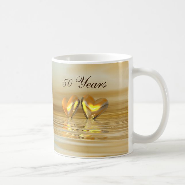 Mug Coeurs d'or (Droite)
