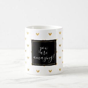 Mug Coeurs d'or