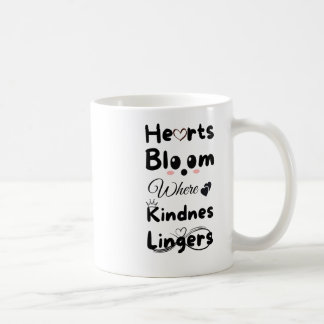 Mug Coeurs Fleurissent Là Où La Douceur Lante Sticker