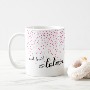 Mug Coeurs les plus aimés Lola