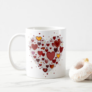 Mug Cœurs partout