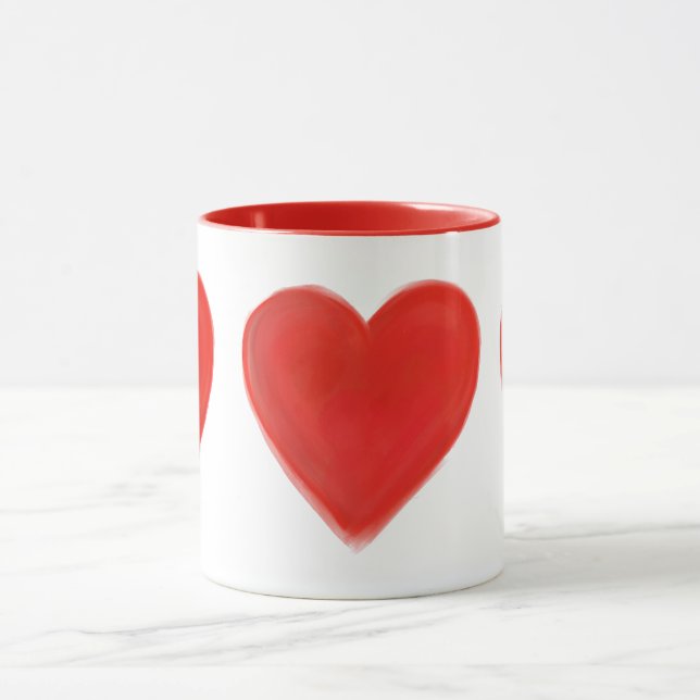 Mug Cœurs rouges (Centre)