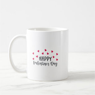 Mug Coeurs rouges Heureuses Saintes-Valentin