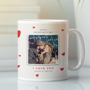 Mug Coeurs rouges mignons Valentines photo