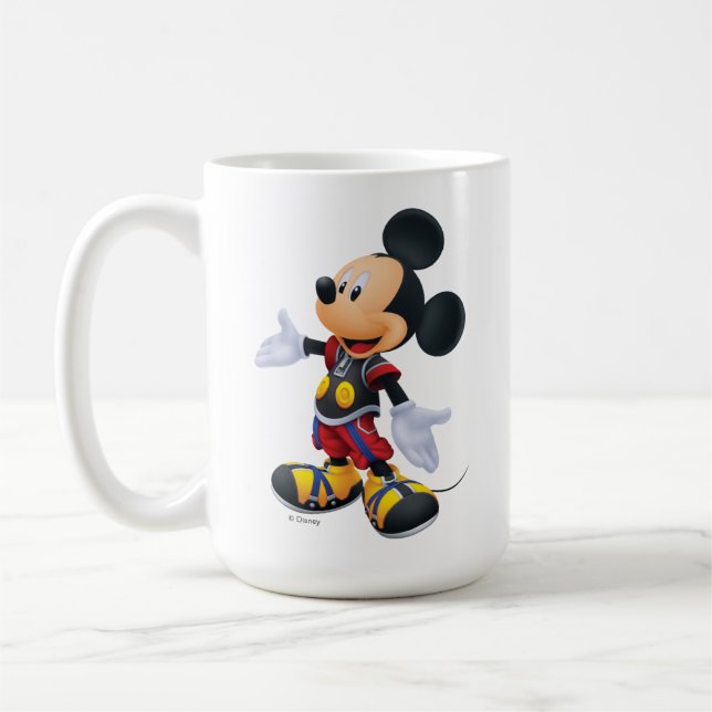 Mug Coeurs royaux : Chaîne de souvenirs | King Mickey (Gauche)