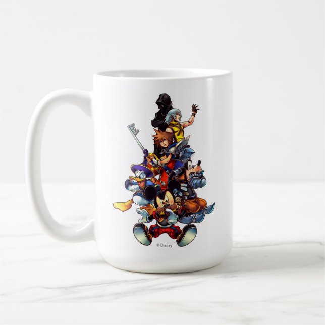 Mug Coeurs royaux : codé | Principale clé de passe (Gauche)