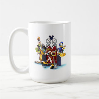 Mug Coeurs royaux | Sora, Donald et Goofy sur le trône