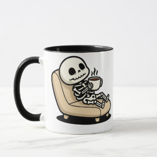 Mug Coffee Break – Grim Reaper Dark Humor Coffee