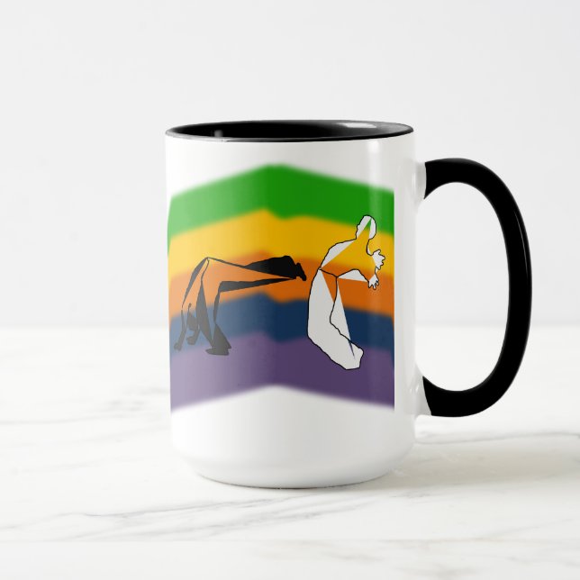 mug coffee capoeira martial arts axe roda (Right)