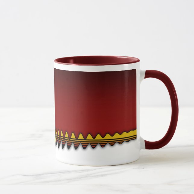 Mug Coffee Cup SciFi Horde Space Age Abstract Cool (Right)