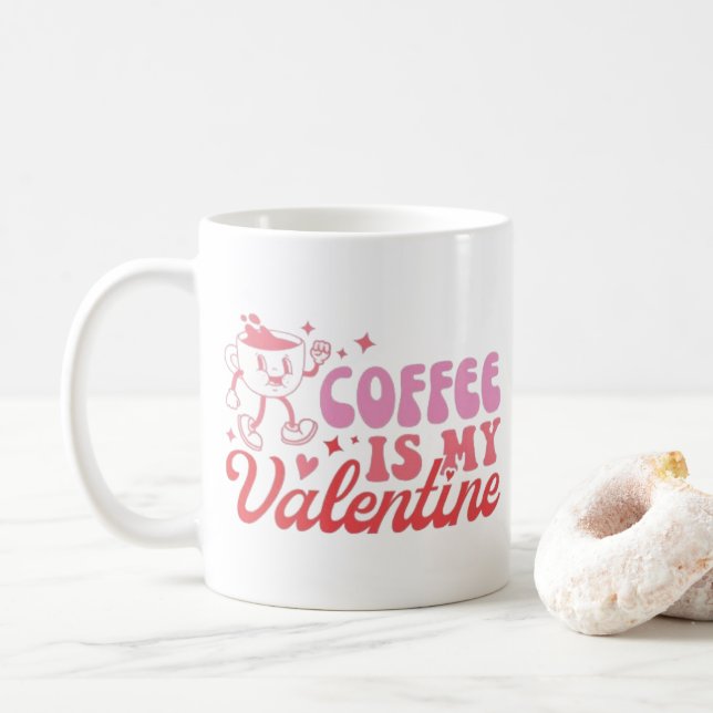 Mug Coffee is my Valentine (Avec donut)