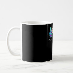 Mug Coffee Love Peace Leopard Heart Programme Code Caf