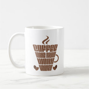 Mug Coffee Make Brain Work Gooder Lundi, Motivation
