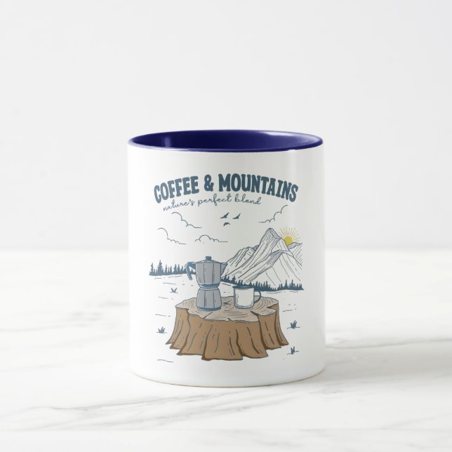 Mug Coffee & Mountains (Centre)