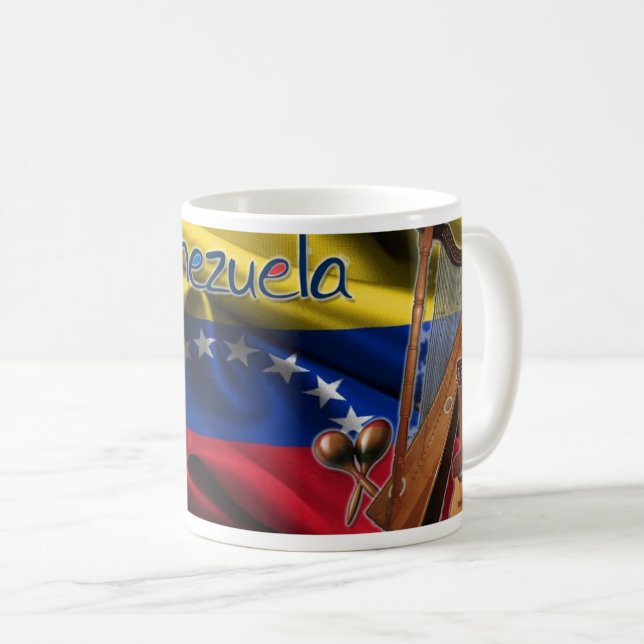 Mug Coffee mug I love Venezuela, customizable (Front Right)