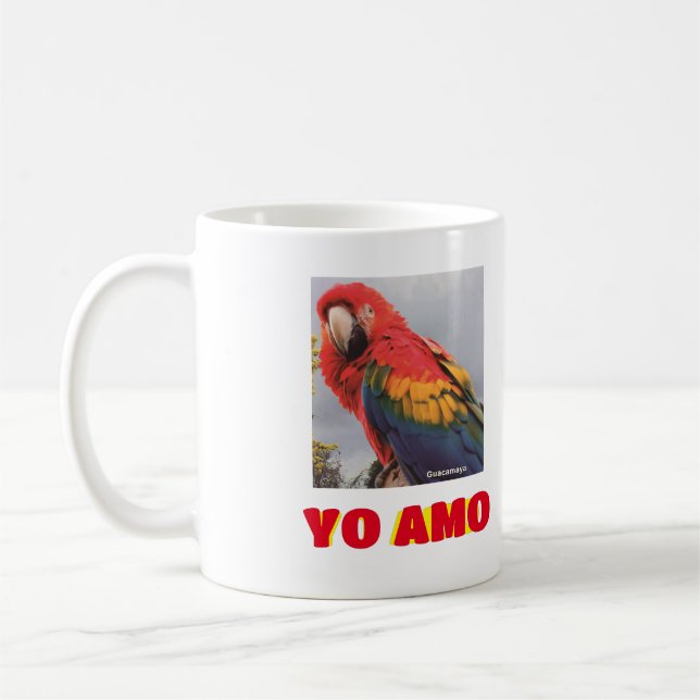 Mug Coffee mug I love Venezuela, customizable (Left)