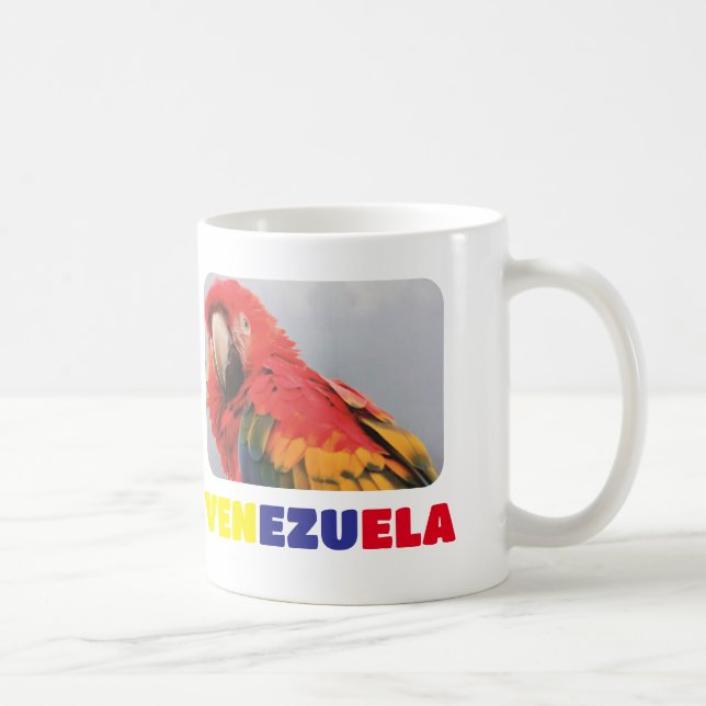 Mug Coffee mug I love Venezuela, customizable (Right)
