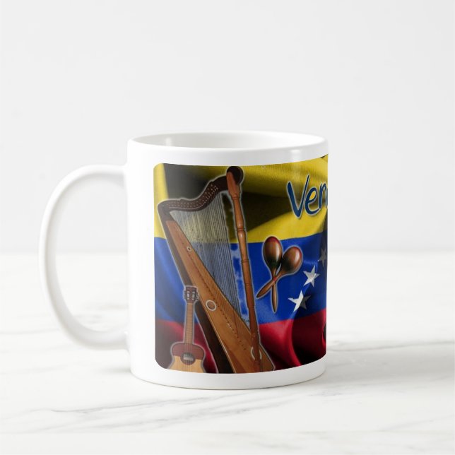Mug Coffee mug I love Venezuela, customizable (Left)