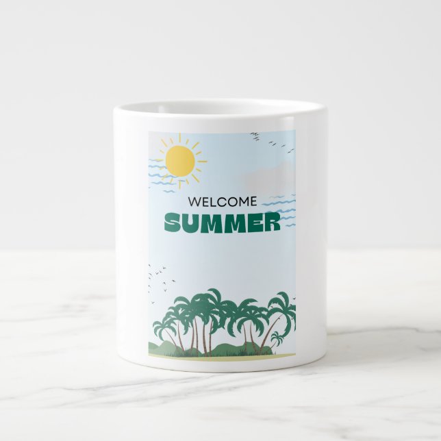 Mug coffee sample island summer  (Front)