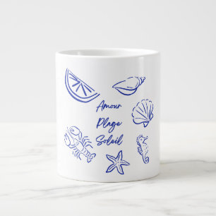 Mug coffee sample sea plage summer 