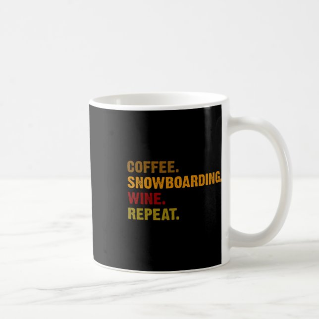 Mug Coffee Snowboard Wine Repeate (Droite)