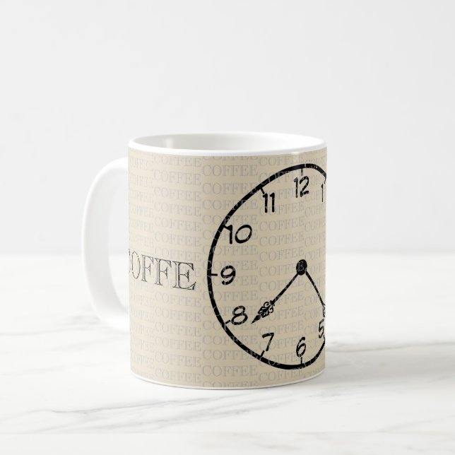Mug Coffee Time Clock (Devant gauche)