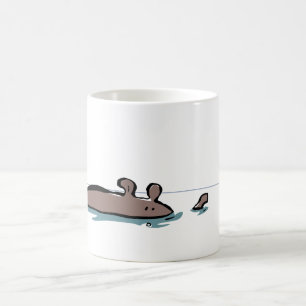 Mug coffre-fort dans l'eau