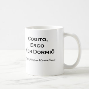 Mug Cogito Ergo Sum et le corollaire inévitable
