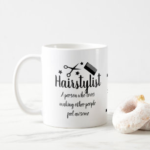 Mug Coiffeur Citation drôle Coiffeur Etoiles Cool