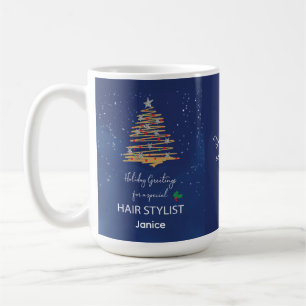 Mug Coiffeur remercie Noël rend la saison lumineuse