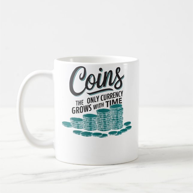 Mug Coin Collector Numismatist Numismatics Coin Collec (Gauche)