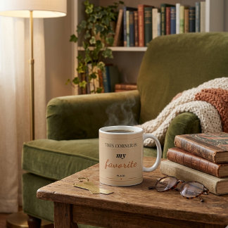 Mug Coin Lecture - Mug Cozy pour Amoureux de Livre