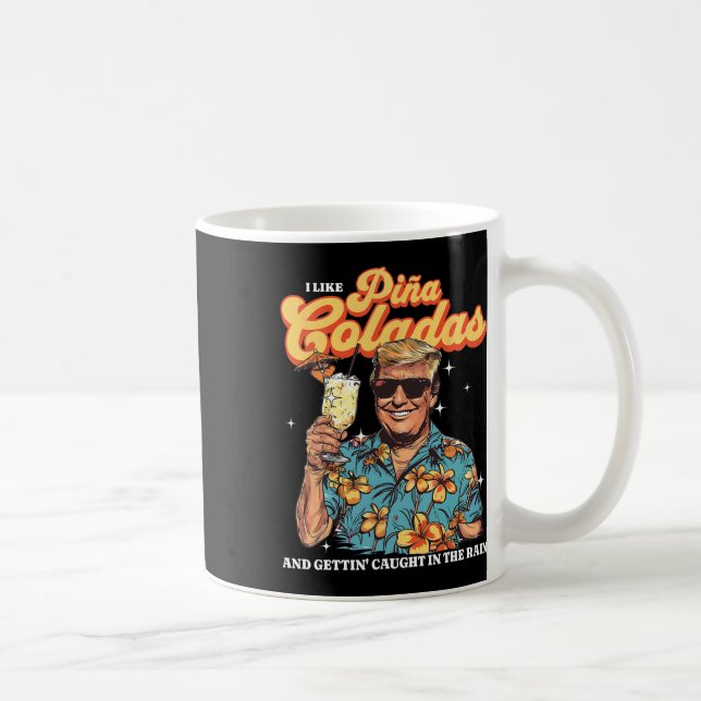 Mug Coladas Donald Trump Vacances d'été Hawaii Beach (Droite)