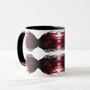 Mug Colère Abstrait 7 Péchés Capitaux Art à l'encre d'
