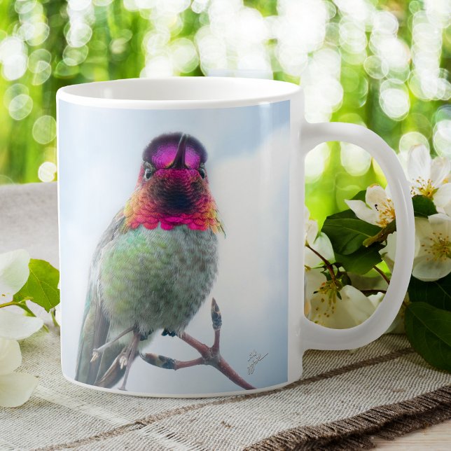 Mug Colibri - Colibri d'Anna à Thromé rose (Créateur téléchargé)