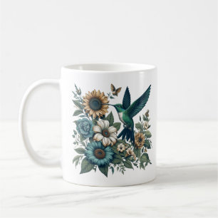 Mug Colibri Et Fleurs