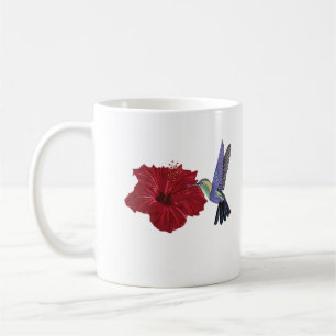 Mug Colibri et Hibiscus rouge