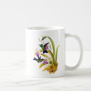Mug Colibris et orchidées pourpres