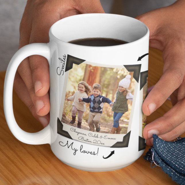 Mug Collage Album Photo Famille PLEINEMENT Personnalis (Créateur téléchargé)